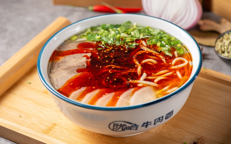 兰州牛肉面展示