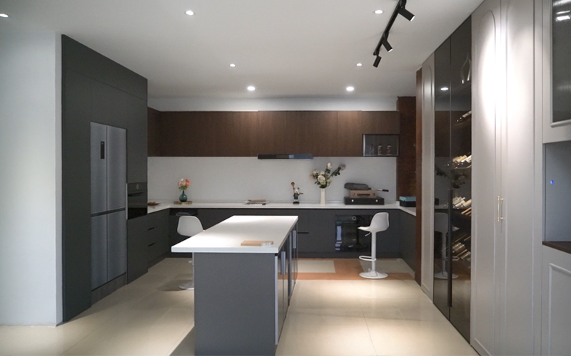 高端全铝橱柜案例