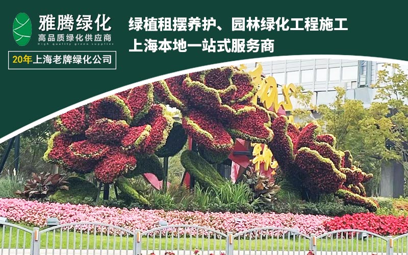 绿化养护工作现场