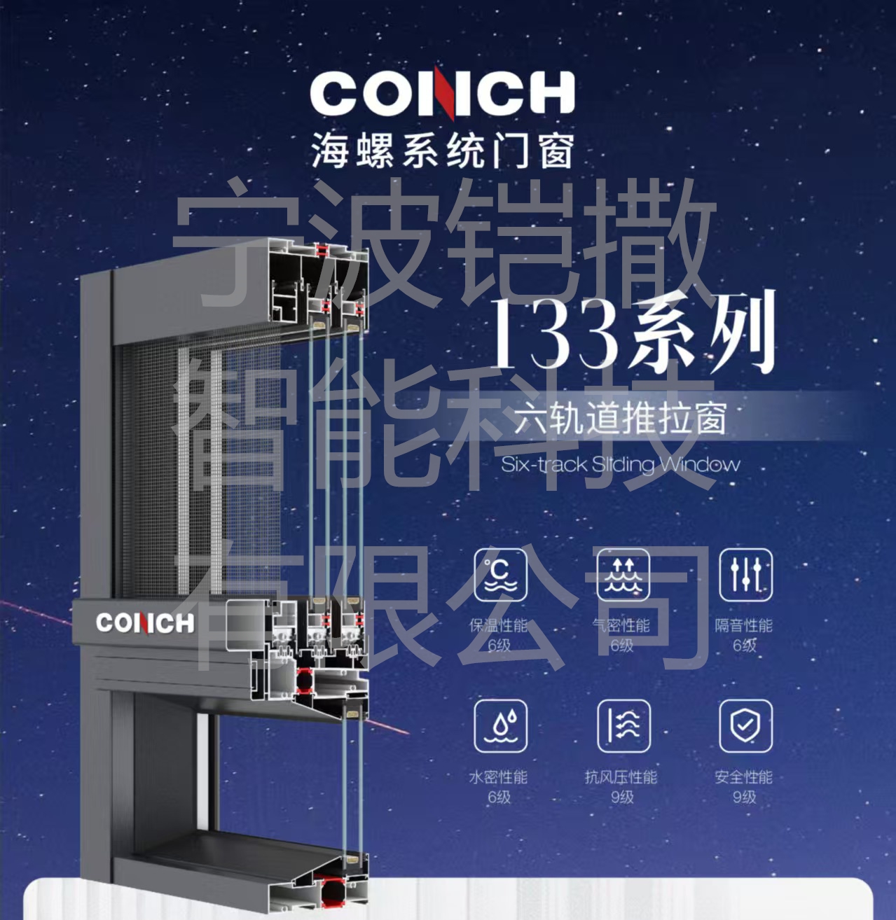 海螺系统门窗展示