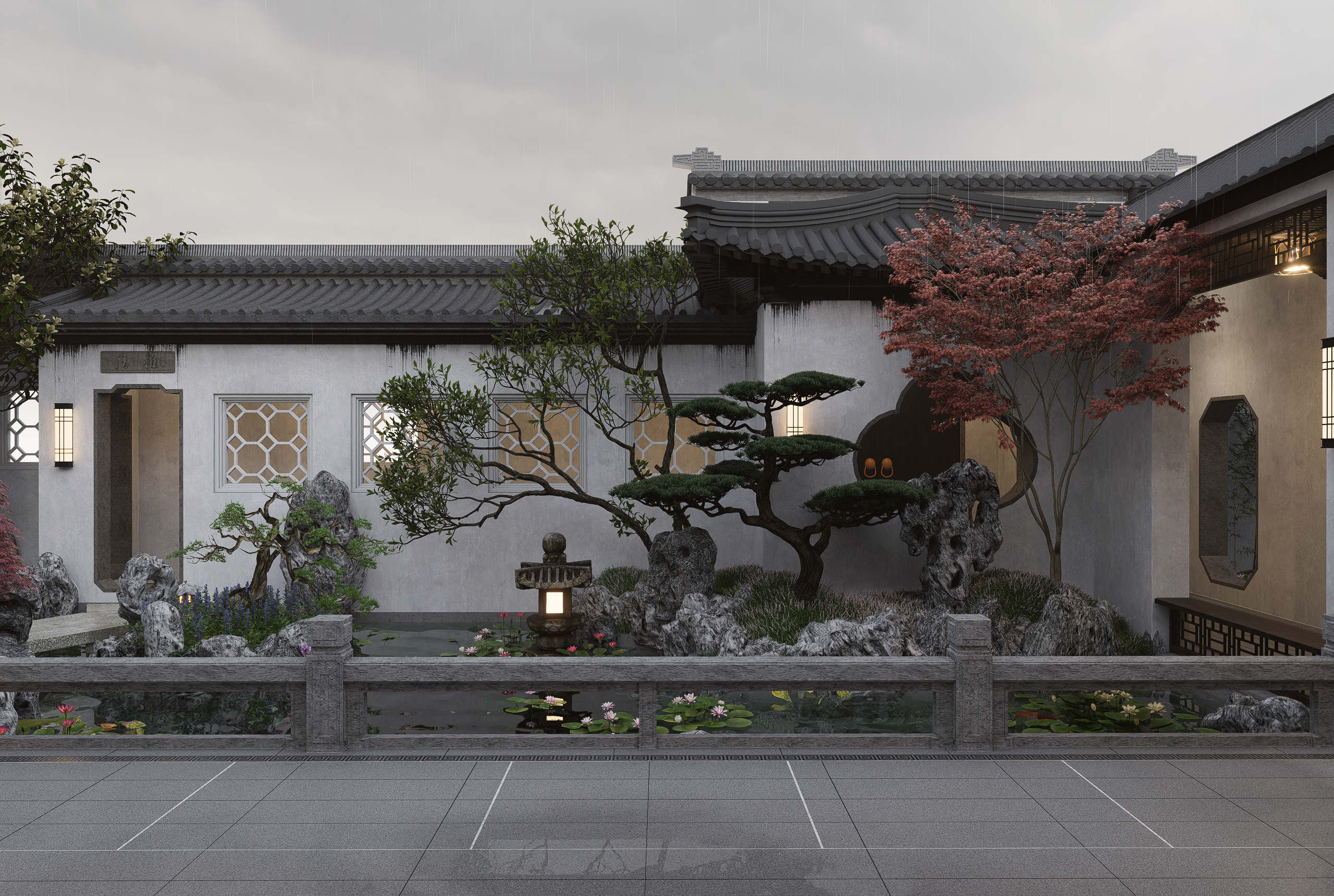 九里山生态广场实景