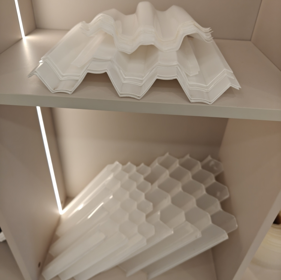 环保填料安装现场