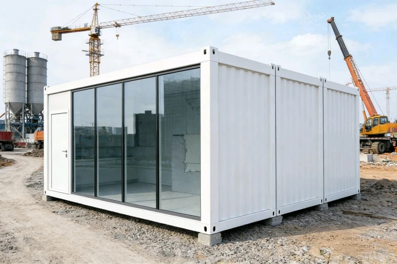 腾飞钢构打包箱项目实景图