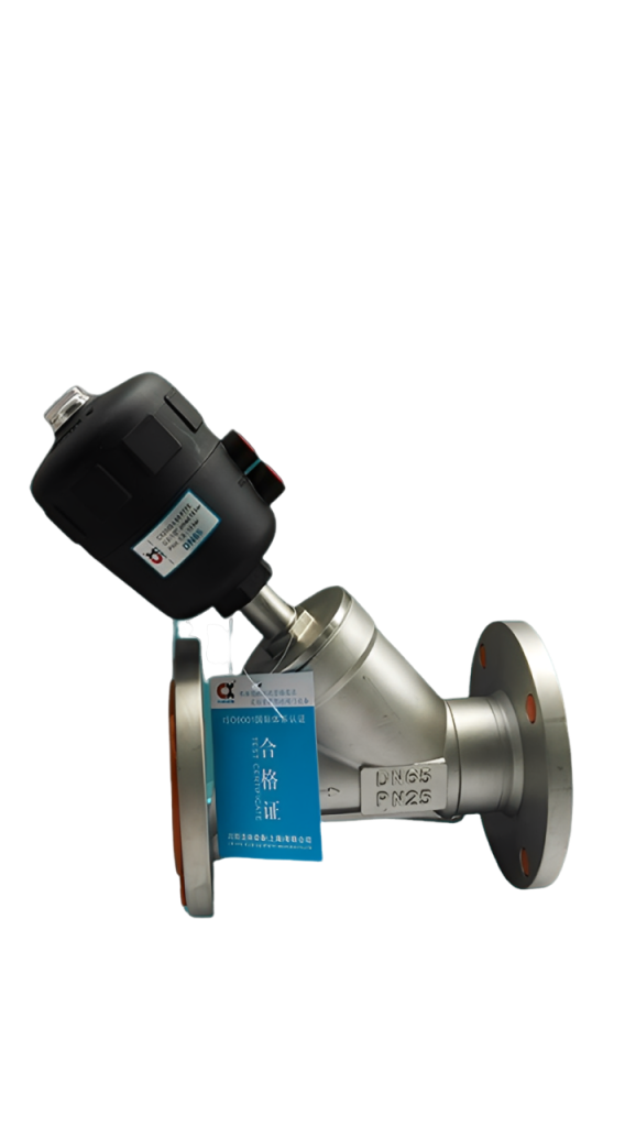 气动角座阀-气动粉体阀门