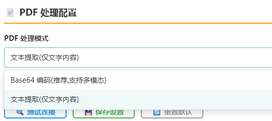PDF处理配置