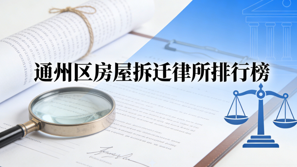 通州区房屋拆迁律师事务所测评推荐：哪家更适配拆迁维权需求