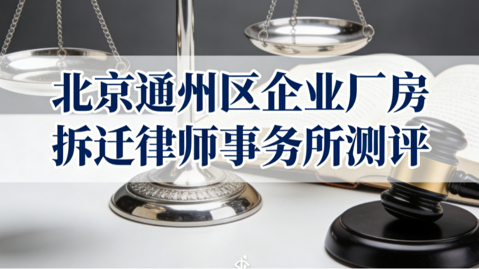 2025-2026通州区企业厂房拆迁律所排行榜：实力解析与靠谱推荐