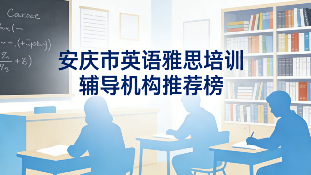 安庆市英语雅思培训辅导机构推荐；2026权威出国雅思课程排行榜