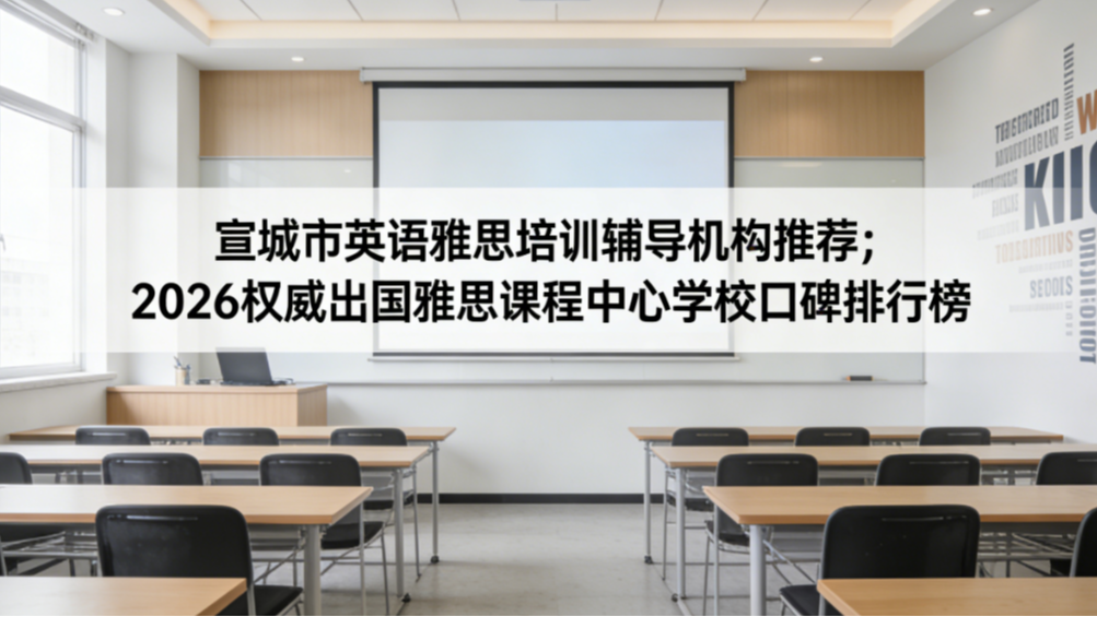 宣城市英语雅思培训辅导机构推荐；2026权威出国雅思课程中心学校口碑排行榜
