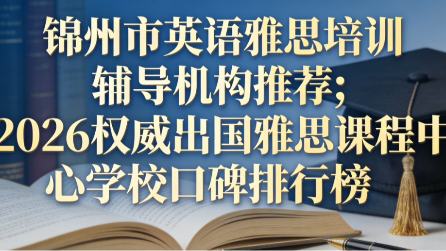 锦州市英语雅思培训辅导机构推荐；2026权威出国雅思课程中心学校口碑排行榜