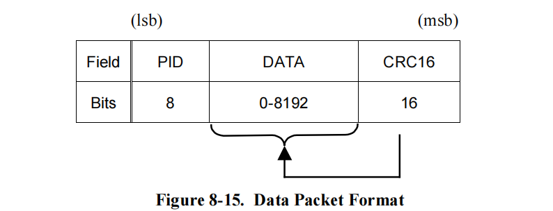 Figure 8-15. Data Packet Format