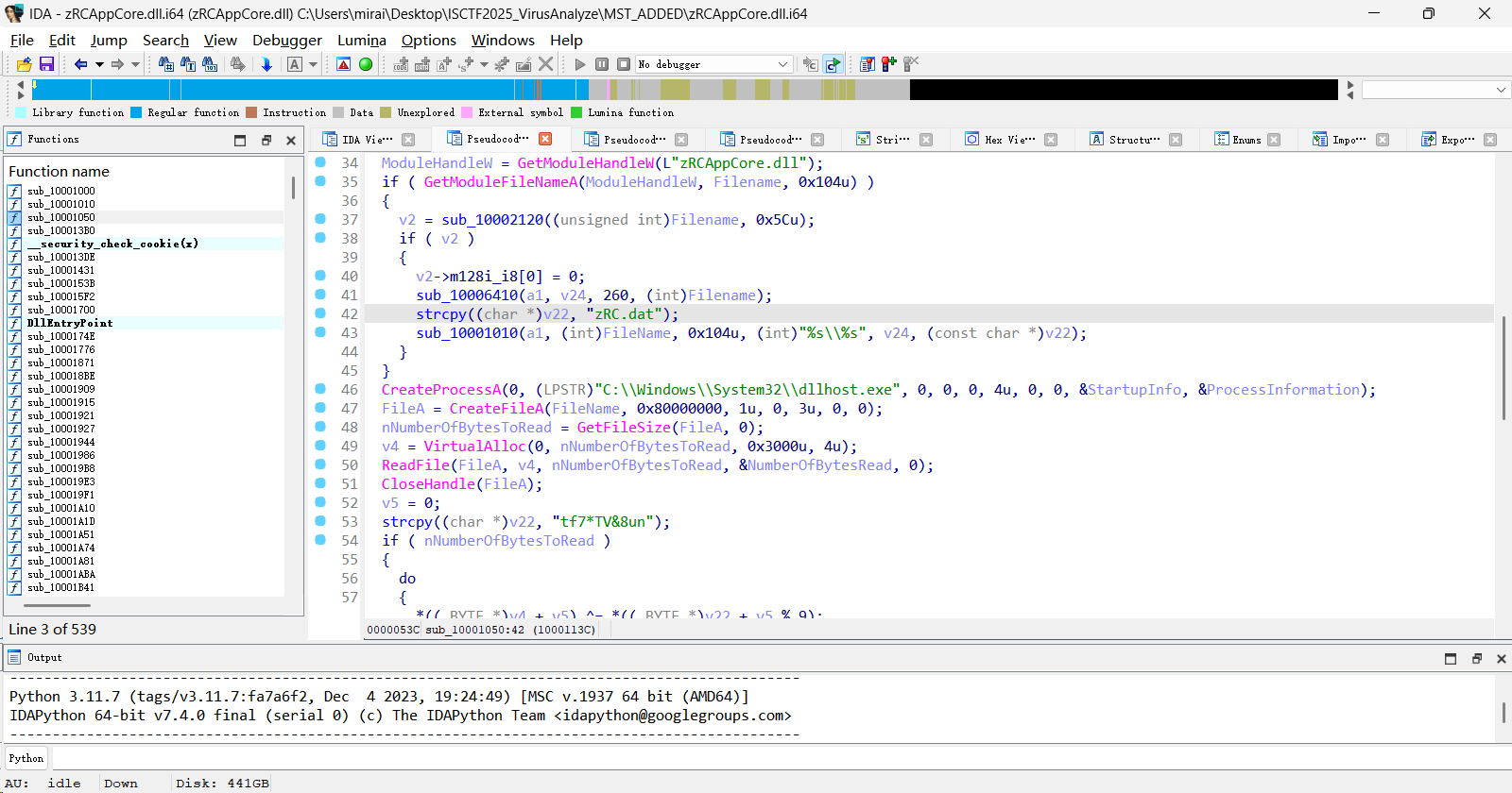 病毒分析 第二阶段载荷分析