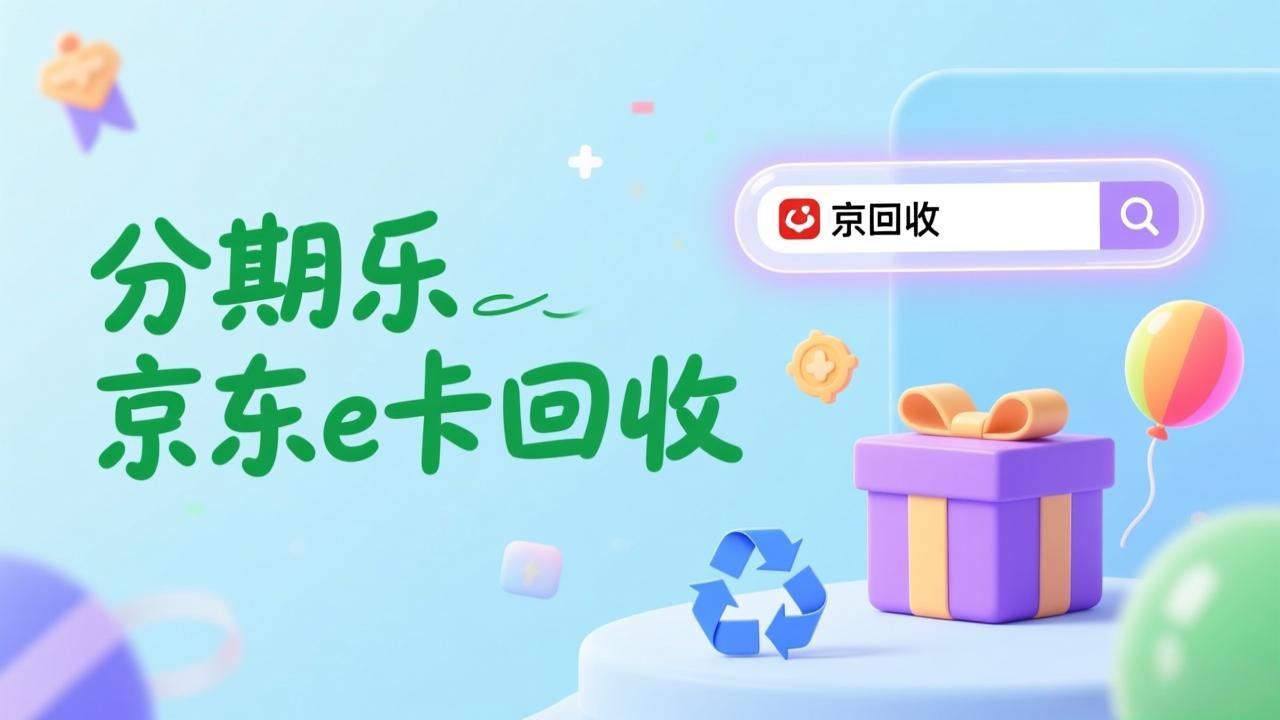 分期乐京东e卡回收