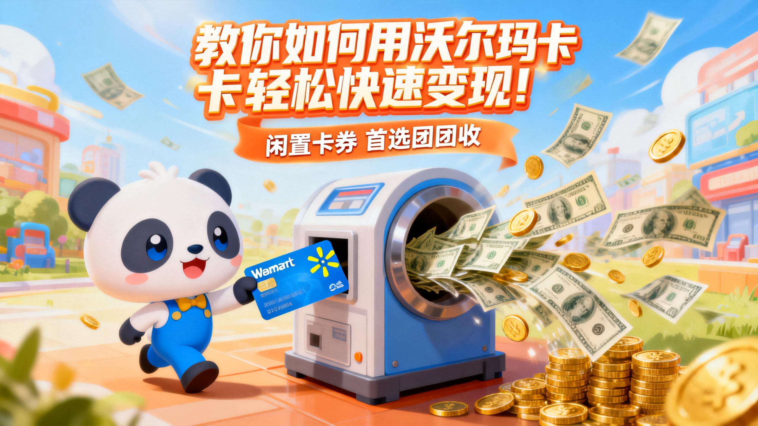 jimeng-2026-01-28-5912-一张卡通插画风格的宣传海报,16_9横版。一个可爱的卡通角色(团团)正在将一张沃..