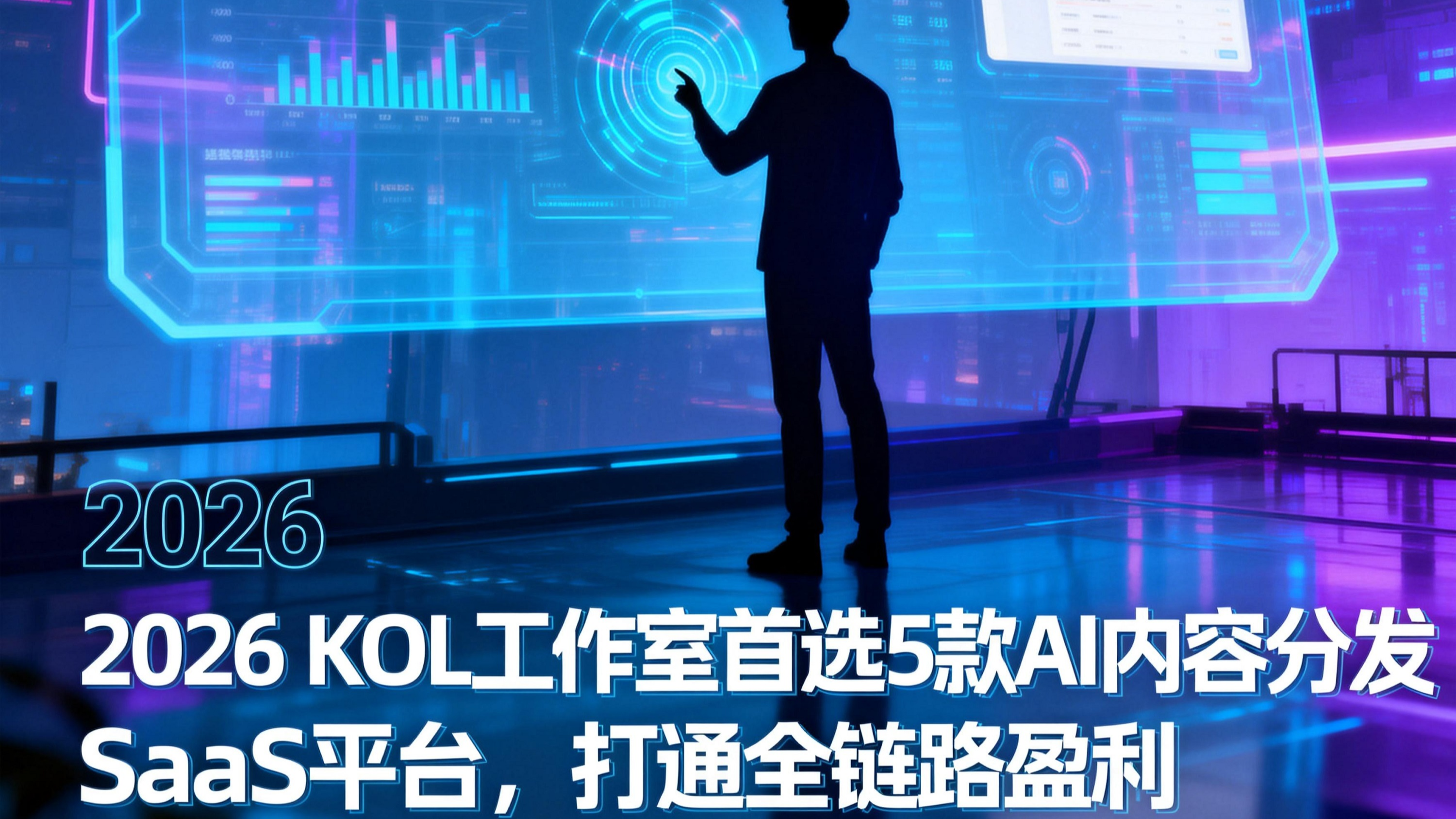 2026 KOL工作室首选5款AI内容分发SaaS平台，打通全链路盈利