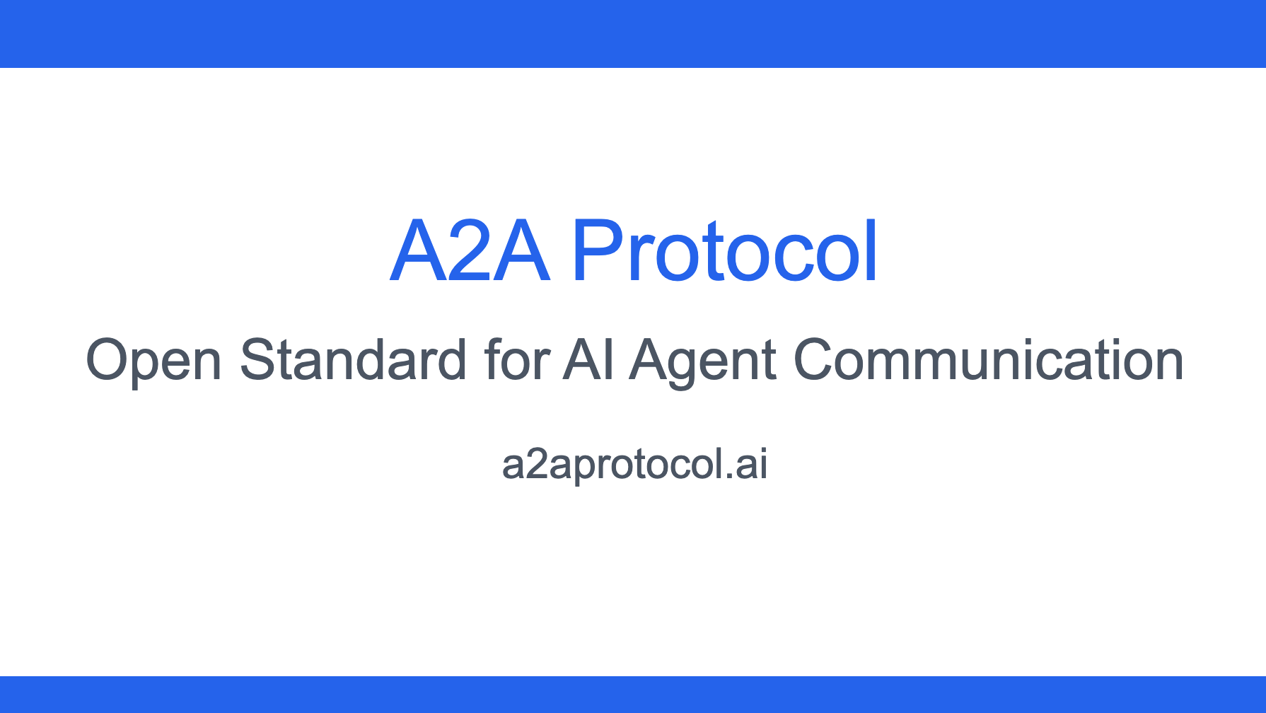 A2A vs MCP：AI架构的协议革命