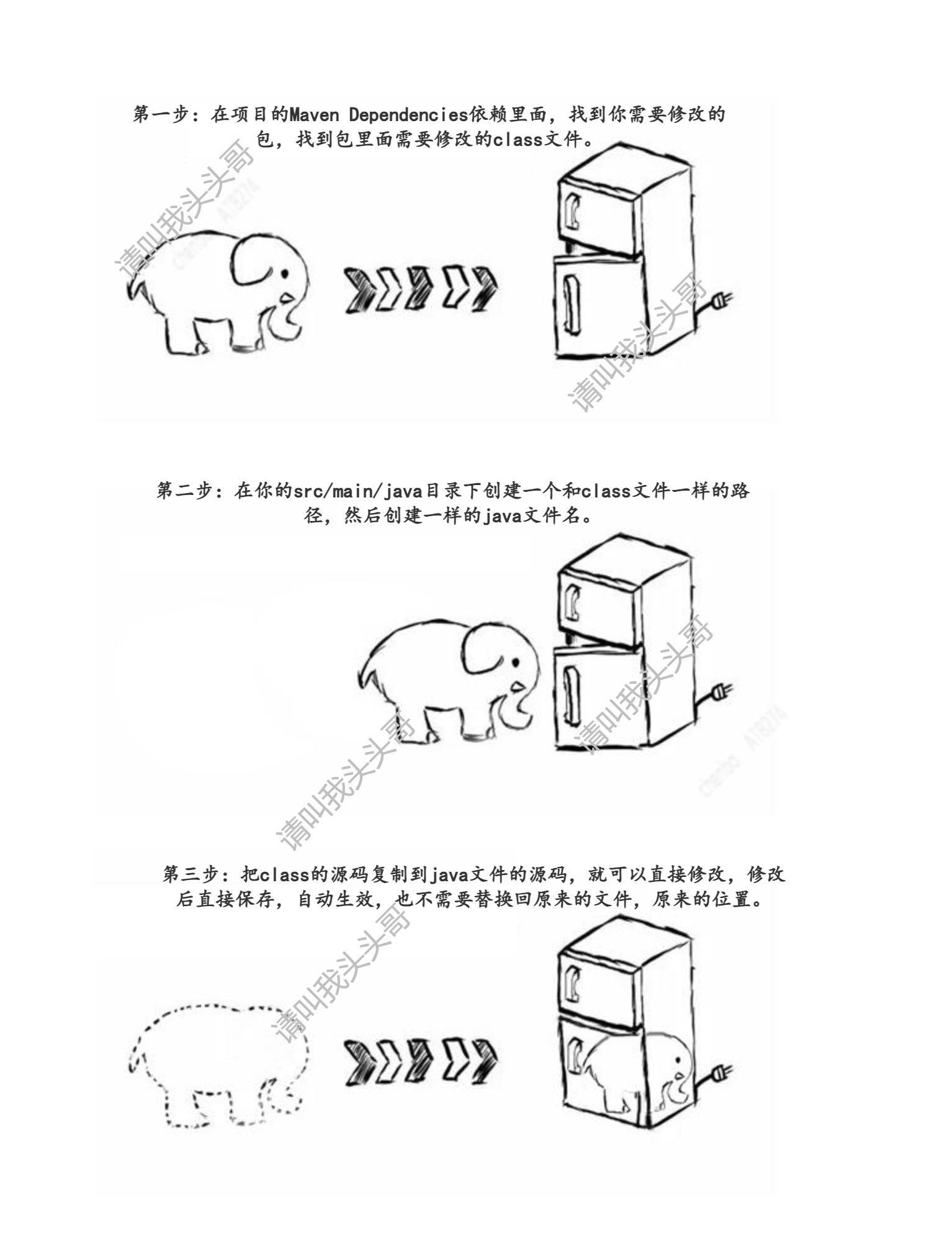 如何改Maven Dependencies的源码，如何把springboot组件的源码改造后使用