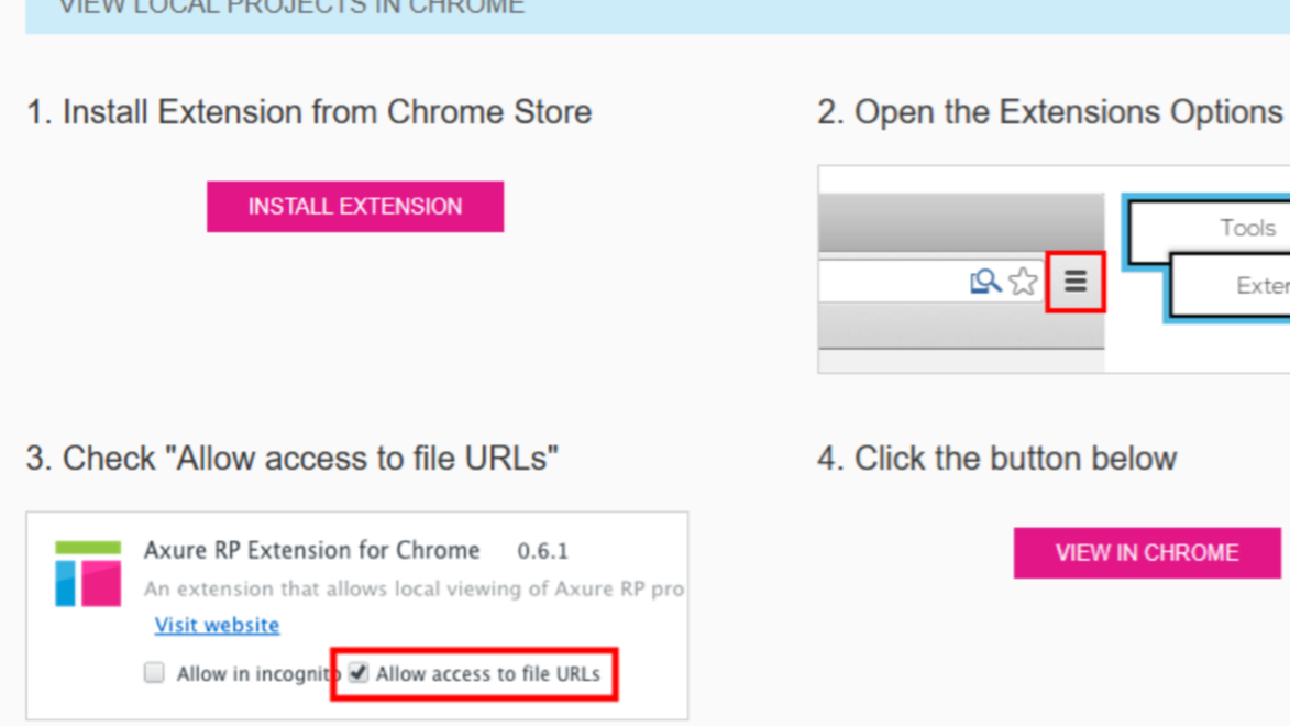 AXURE RP EXTENSION For Chrome 问题解决