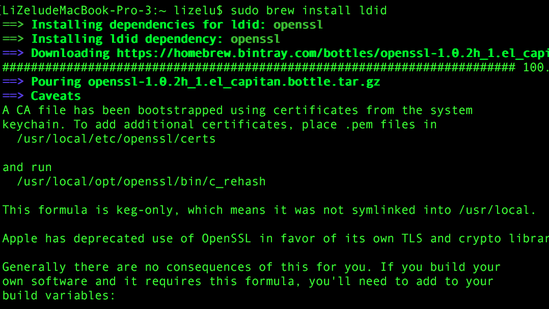 iOS逆向工程之Theos