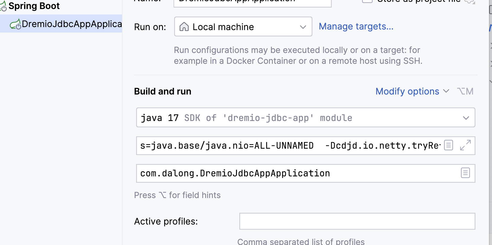 Jprofiler hotsell spring boot