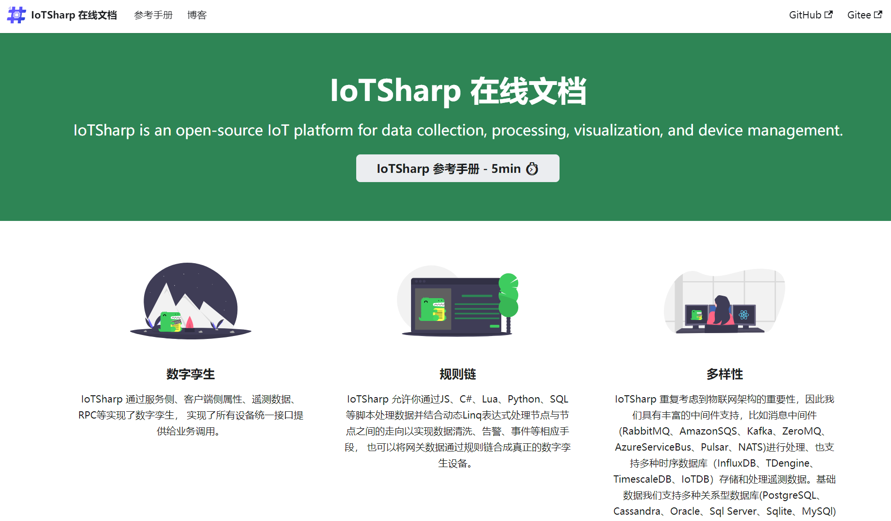 IoTSharp：基於 .NET 8.0 的開源物聯網平臺