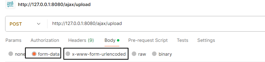 form-data与x-www-form-urlcoded区别