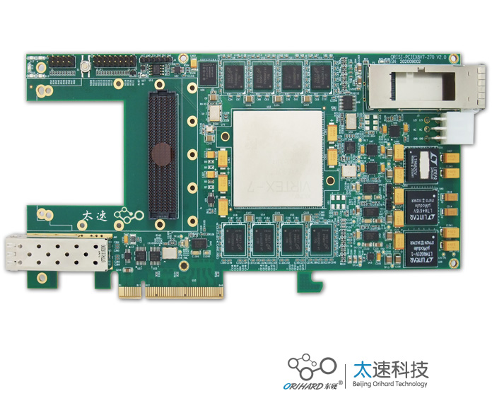 国产化板卡设计资料：2270-VC709E 基于FMC接口的JFM7VX690T36 PCIeX8 接口卡