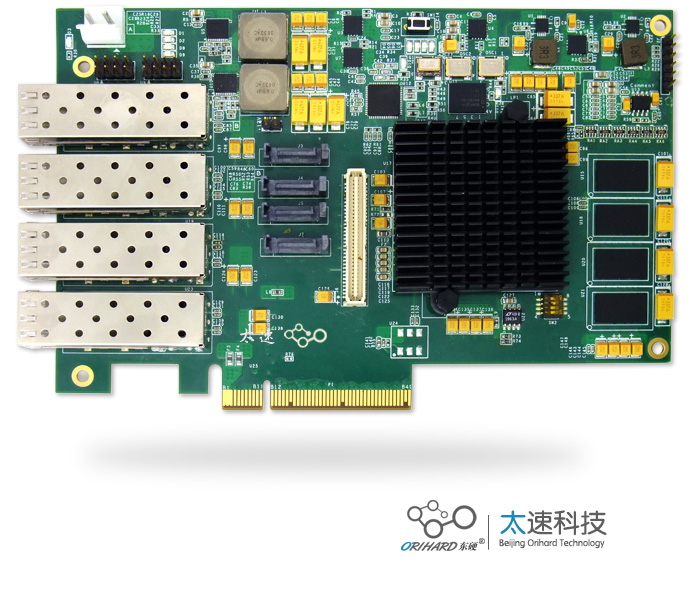 国产板卡设计原理图：2226-基于JFM7K325T PCIeX8 四路光纤卡