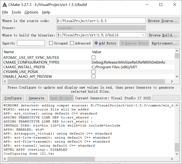 FFmpeg开发笔记（三十五）Windows环境给FFmpeg集成libsrt