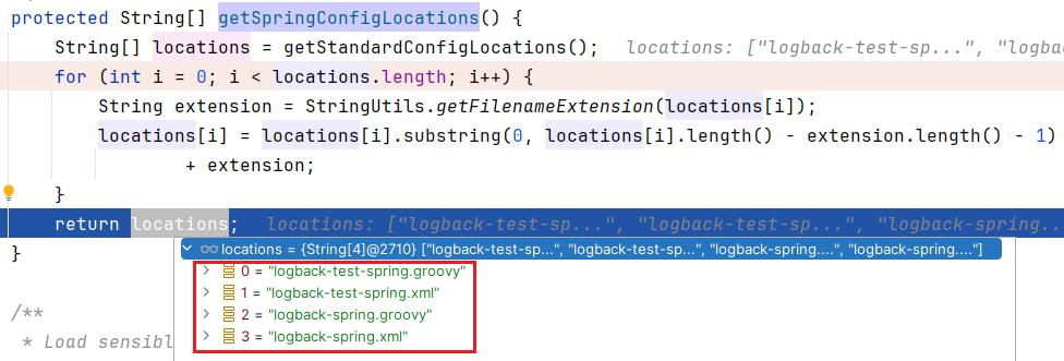 getSpringConfigLocations