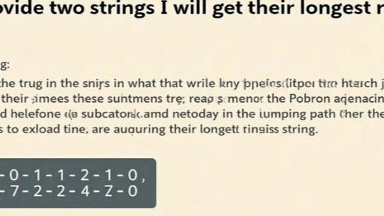 获取两个字符串的最长重复子串