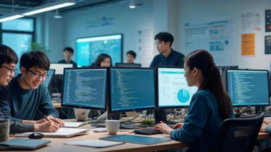 Biguiyuan group company’s amtribution to build a software department for Bozhilin sub compass