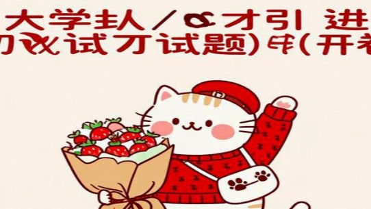 大学人才引进初试试题(开卷)