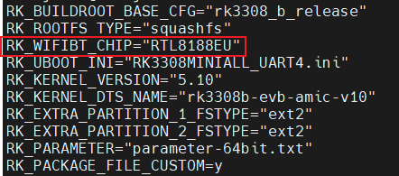 RK3308B WIFI