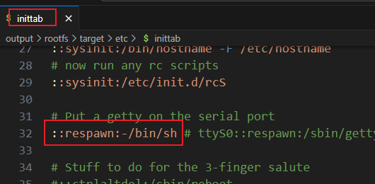 linux --- 免登录设置（::respawn:-/bin/sh）