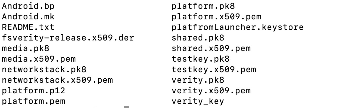 Android中使用系统的签名打包