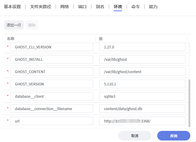 极空间docker部署Ghost博客