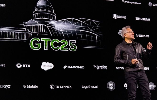 英伟达 GTC 华盛顿夜：黄仁勋撒钱、造芯、造梦
