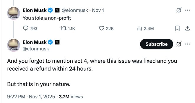 “硅谷甄嬛传”狗血续集：奥特曼优雅挑衅马斯克狠狠回击