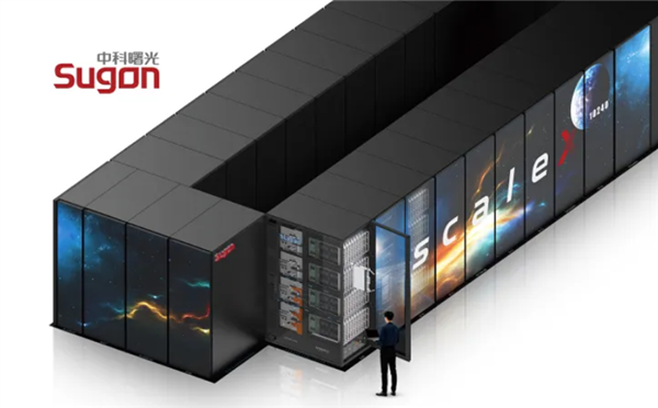 中科曙光正式公布 scaleX 万卡超集群:总算力超 500 亿亿次