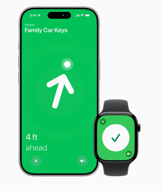 苹果发布全新 AirTag：覆盖范围更广，可查找性提升